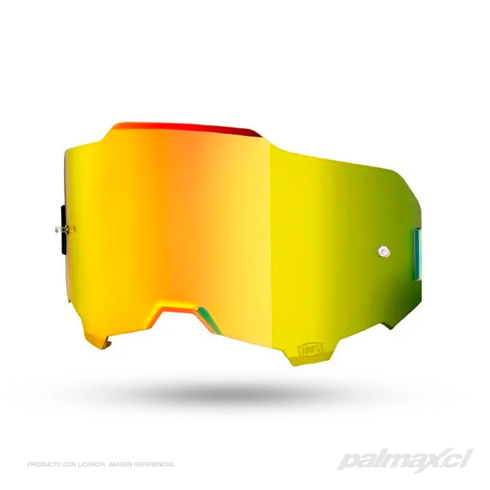 Mica HD dorada espejada para Armega y ARmatic | 100 Percent